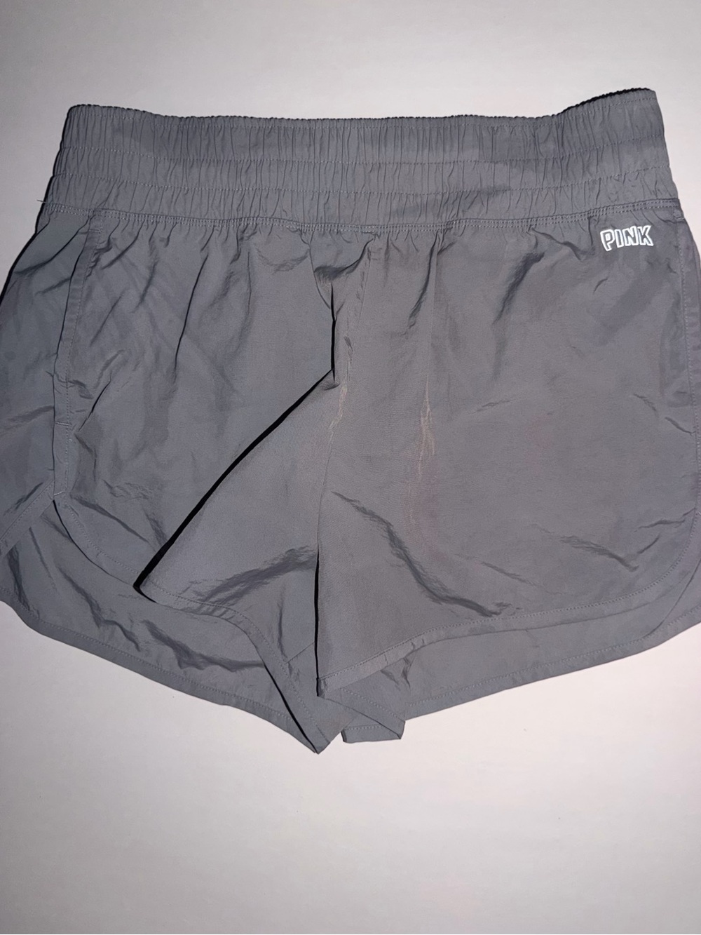 PINK Victoria's Secret Light Gray Athletic Shorts